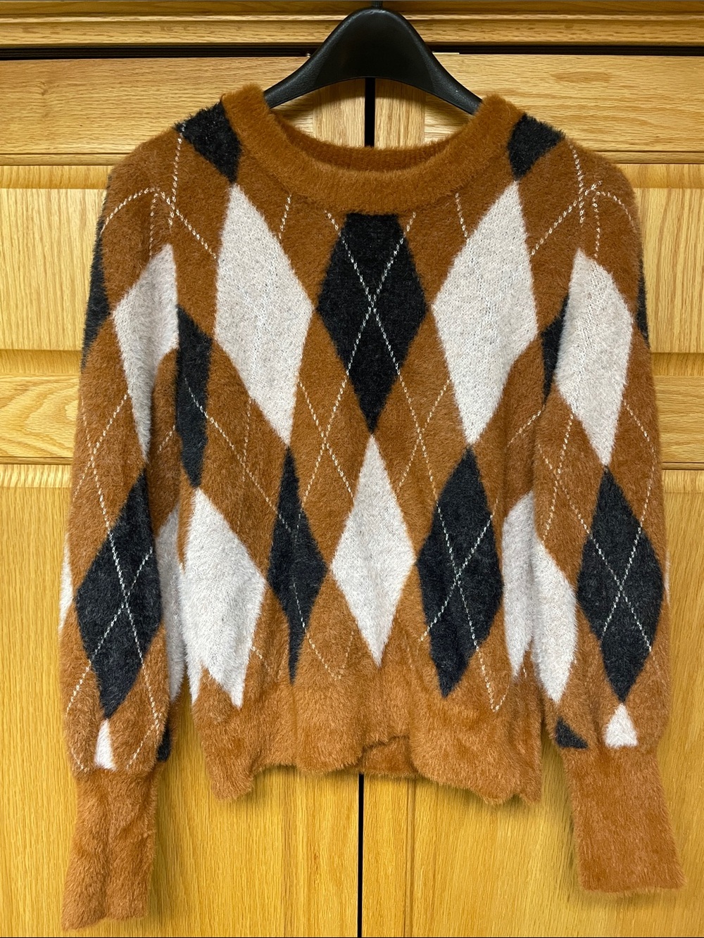 Evereve Fuzzy Crewneck Sweater - Size Small